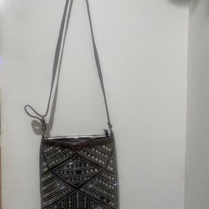 Unbranded Women's Silver and Grey Bag
